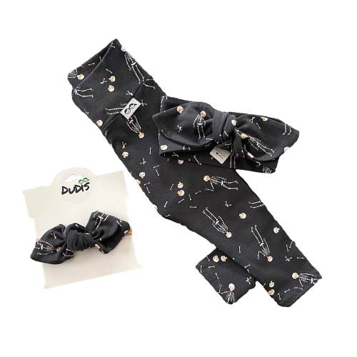 Skeleton Halloween Leggings and/or Headband Set, Preemie Girl Clothes, Newborn Coming Home Outfit, Unisex Baby Costume For Halloween