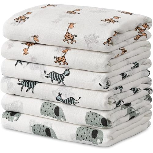 GLLQUEN BABY Receiving Blankets Girl Muslin Swaddle Blankets for Newborn