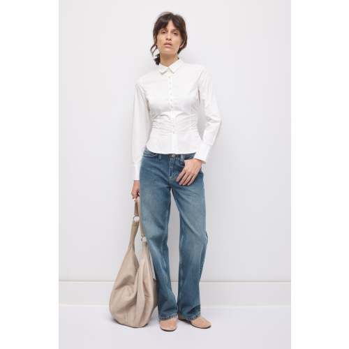 Women's Mahla Fitted Shirt in White