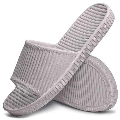 Happy Lily Shower Shoes, Women & Men’s Shower Slippers, Slides Sandals Pool Slides House Slippers Non-Slip Indoor Bathroom Shoes Beach Sandals