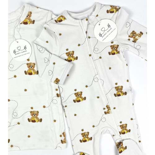 Coco Bear Organic Footie