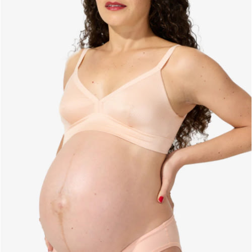 The Effortless Bra: Longline, Pull-Down Maternity to Nursing Bra – Bodily