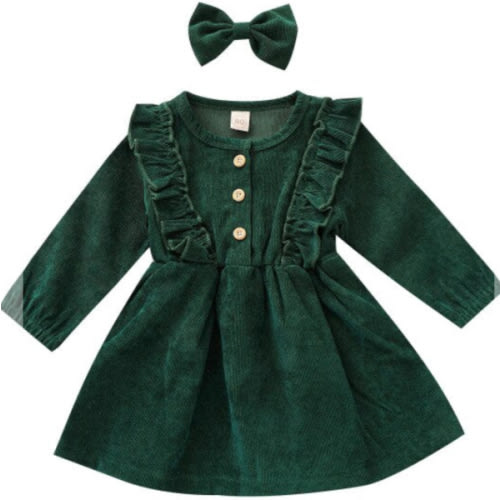 VALERIE Corduroy Dress - Hazel & Bo