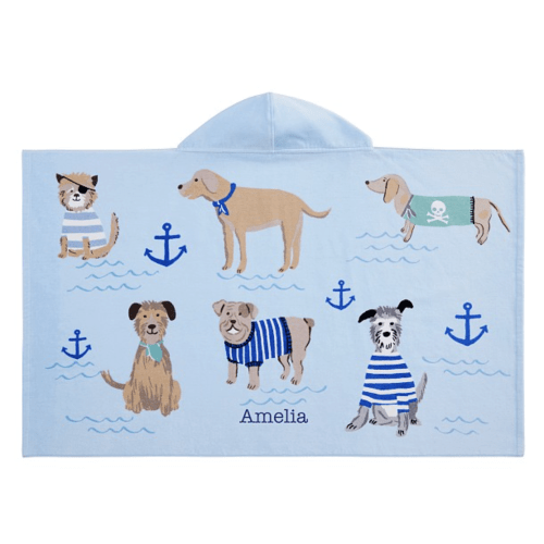 Salty Dog Kid Beach Hooded Towel | Pottery Barn Kids