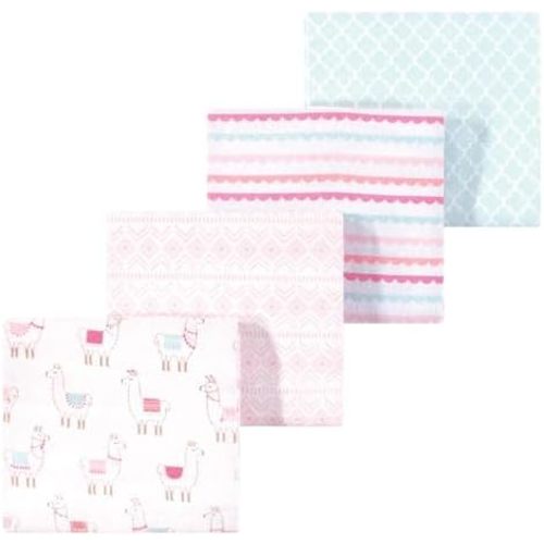 Luvable Friends Little Treasure Flannel Receiving Blankets 4pk