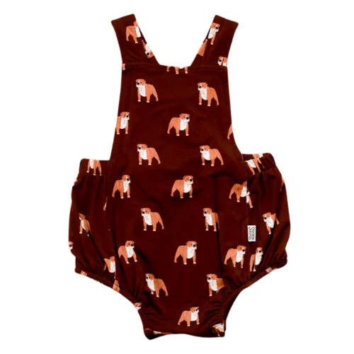 Bulldog Bamboo Bubble Romper