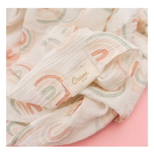 Parker Butterfly/Rainbow Swaddles, 2 Pack