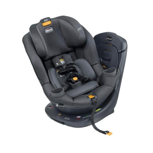 Chicco Fit360 Cleartex Rotating Convertible Car Seat, 2025, Base Model, Carbon/Grey