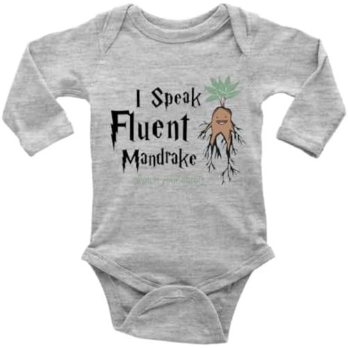 GKrepps I Speak Fluent Mandrake Watch Your Ears! Baby Clothes Newborn Organic Bodysuits Romper