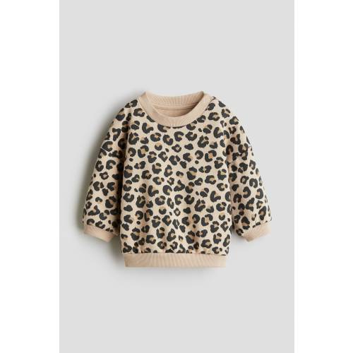 PRINTED BRUSHED-INSIDE SWEATSHIRT