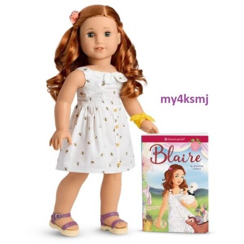 American Girl BLAIRE Wilson DOLL and BOOK Girl Doll of the Year 2019 Retired