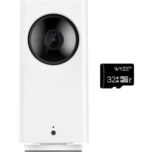 Wyze Lifestyle Cam Pan v2, Pan/Tilt/Zoom Indoor Wi-Fi Smart Home Security Camera with 1080p Color Night Vision, Motion and Sound Detection for Baby & Pet, Compatible with Alexa & Google Assistant