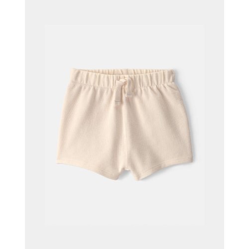 Baby Drawstring Shorts - Ivory | Carter's