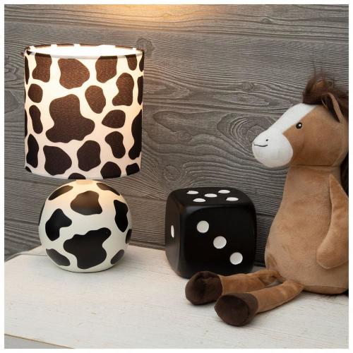 Cow Print Lamp