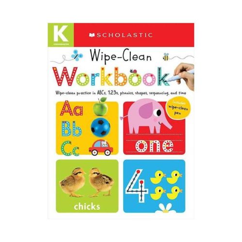 Wipe Clean Workbooks, Kindergarten ( Scholastic Early Learners) (Paperback) by Scholastic Inc.