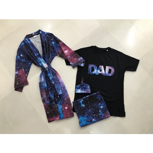 Mom, Dad, Baby matching Hospital Outfits
