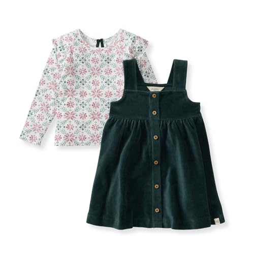 Burt's Bees Baby Girls Dress Set, Infant & Toddler, Short & Long-Sleeve, 100% Organic Cotton