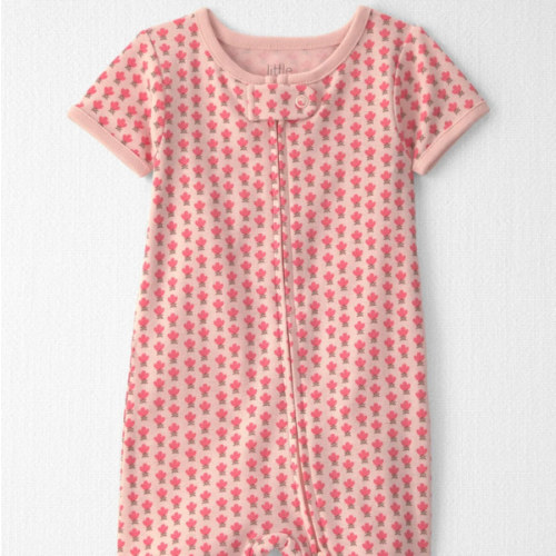 Baby Girl Organic Cotton 1-Piece Pajama in Pink Floral - Little Planet | Carter's