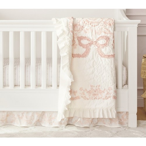 LoveShackFancy Garden Rose Baby Quilt