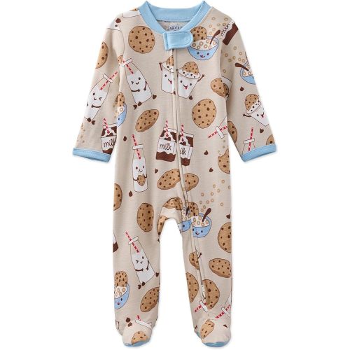 baby-boys Scout Sleep & Play 100% Organic Cotton Footed Zip Front Sleeper Pajamas for Baby Boys