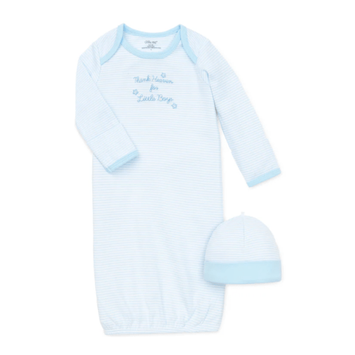 Thank Heaven for Little Boys Sleeper Gown And Hat