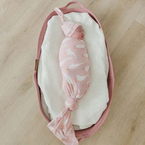 Knit Swaddle Blanket - Goosie