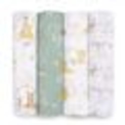 aden + anais Essentials 4pk Cotton Muslin Swaddle Blankets - Winnie + Friends: Sensory Friendly, 44x44, Classic Patterns