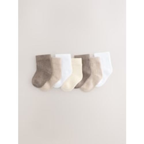 Buy Neutral Baby Socks 7 Pack (0mths-2yrs) from Next USA