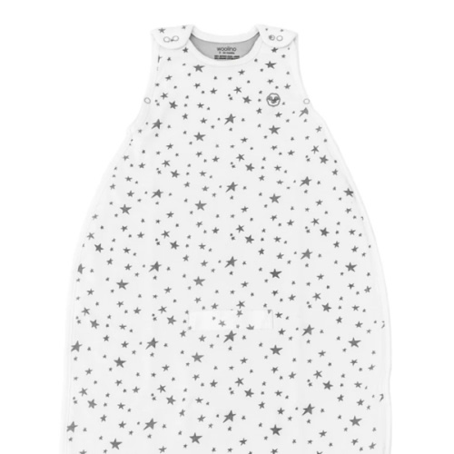 4 Season® Ultimate Baby Sleep Bag, Merino Wool & Organic Cotton, Star White