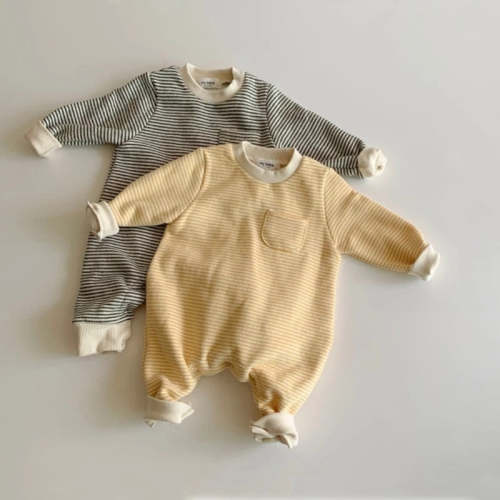 Warm Striped Sweater Jumpsuit | RYAN AND REMI