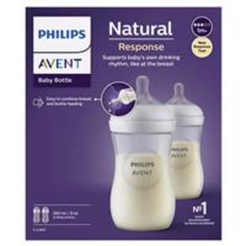 Buy Avent Natural Response Feeding Bottle 260ml 2 Pack Online at Chemist Warehouse®