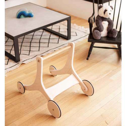 Boomerang Walker Kit, Convertible 4 in 1 : Baby Walker, Scooter, Toddler Bike, Balance Bike (Birch)