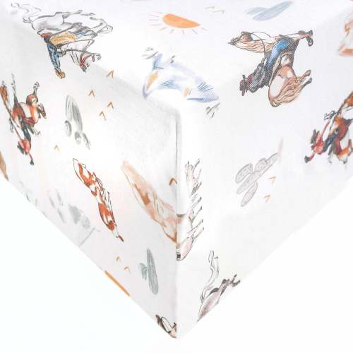 Premium Knit Fitted Crib Sheet - Boone