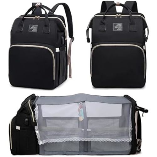Black boy Diaper Bag Backpack: Baby toddler Bags with Changing Station for Women Men Girls Mom Dad Large Travel Backpack Pañaleras Modernas Para Bebe Niña Niño Newborn Essentials Baby New Born Gift