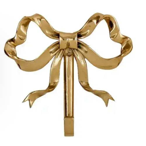 French Retro Bow Shape Brass Wall Hook – MAIA HOMES