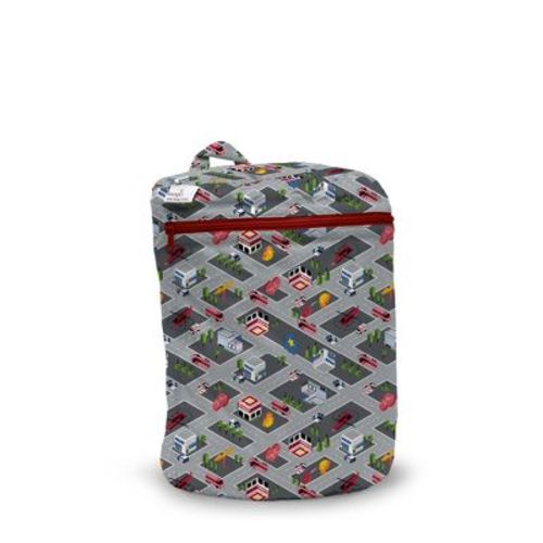 Kanga Care 3D Dimensional Seam Sealed Wet Bag Mini - WeeHoo (Scarlet)
