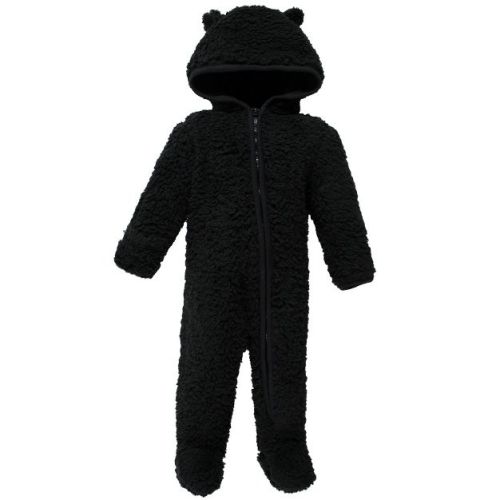 Hudson Baby Faux Shearling Bunting 1pk, Black, 6-9M