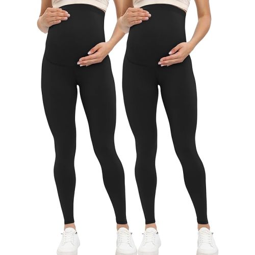 Buttergene Maternity Leggings over the Belly Tights Pants
