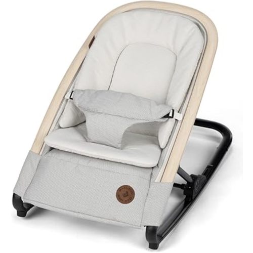 Maxi-COSI Kori 2-in-1 Baby Bouncer Seat for Infants, Baby Rocker Chair, Portable Baby Bouncer, Onyx Sand