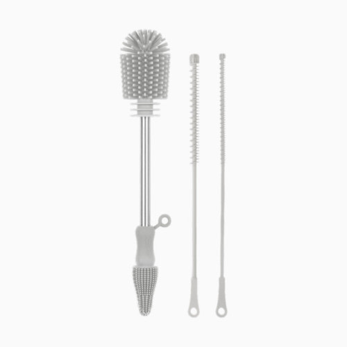 Silicone Cleaning Brush Kit - Grey