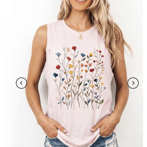 Zippered Nursing Tank Top (Pink, Medium)