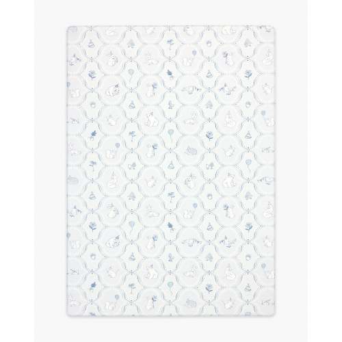 Whimsical Woodland Denim Blue Play Mat | Ruggable