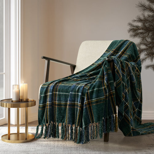 EverGrace Soft Chenille Throw Blanket & Reviews | Joss & Main
