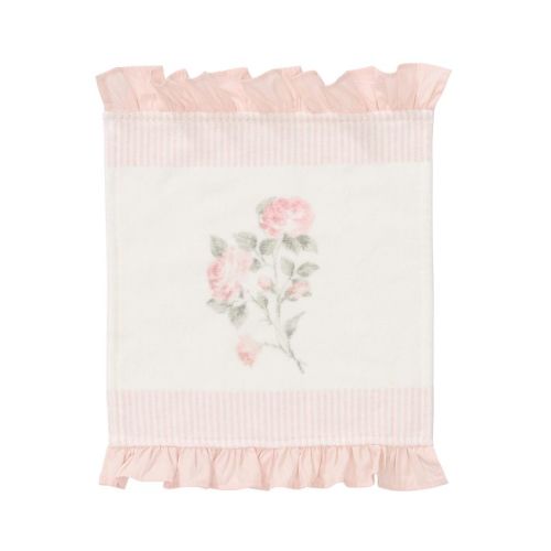 Bria Hammel Jacquard Rose Ruffle Wash Clothes | Pottery Barn Kids