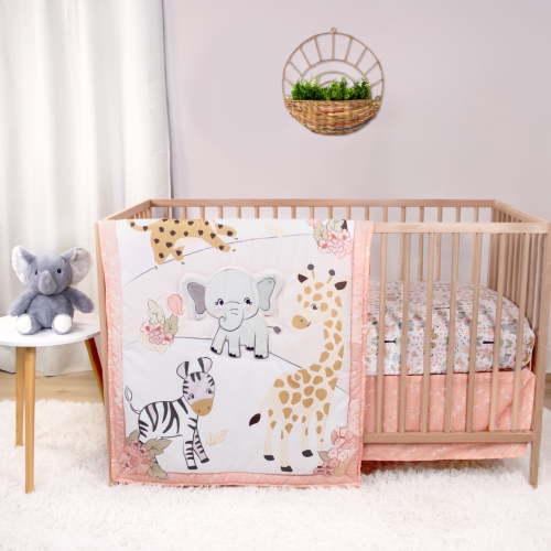 The Peanutshell Crib Bedding, Under the Stars Baby Crib Bedding Set and Mobile, 4-Piece Set