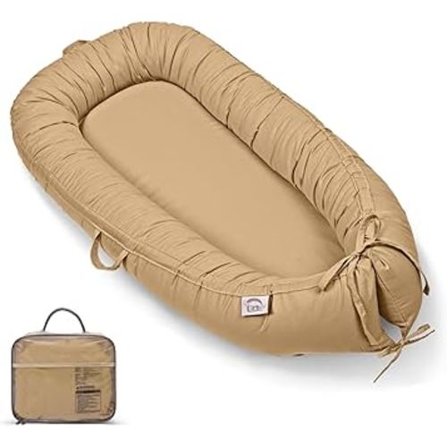 Baby Lounger, Infant Lounger for Newborn,Portable Baby Nest Cover Breathable & Soft, Newborn Essentials