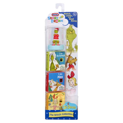 Little Tikes, Story Dream Machine, Dr. Seuss Grinch Collection, 3 Stories & 1 Character