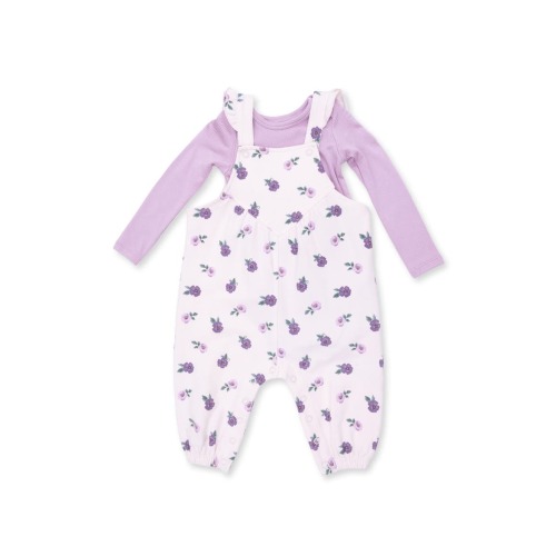 Violetta Ruffled Overall & Bodysuit Set