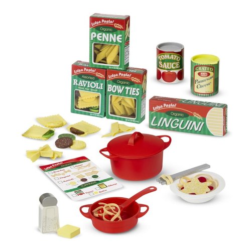 Melissa & Doug 58 Piece Perfect Pasta Play Food Set & Reviews | Wayfair