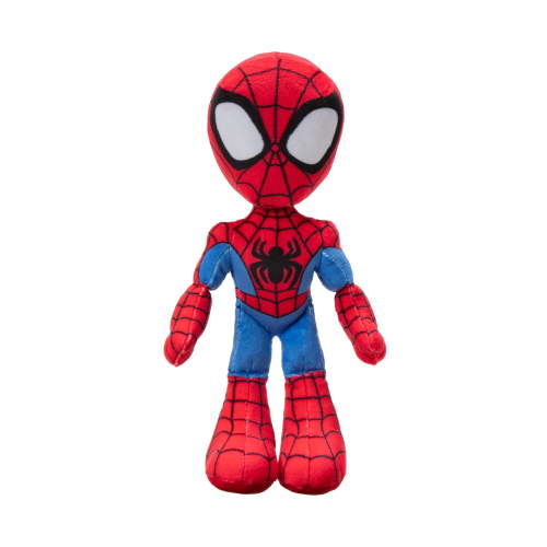 Marvel Spidey and His Amazing Friends 8-inch Plush Toddler Toy, Soft Cuddly Spider-Man for Play and Naptime